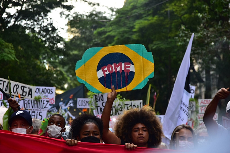 No final do ano de 2021 e início de 2022, a Insegurança Alimentar Grave atingiu 33,1 milhões de pessoas no Brasil. Foto: Elineudo Meira