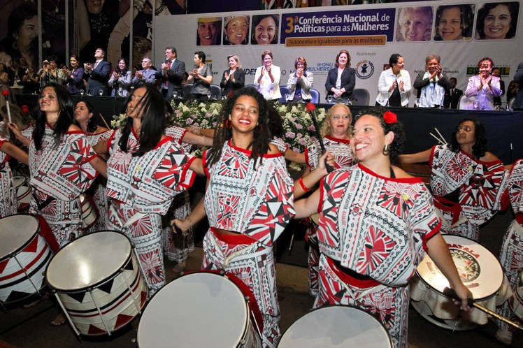 Cerimônia de abertura da 3ª Conferência Nacional de Política para as Mulheres. | Foto: Roberto Stuckert Filho